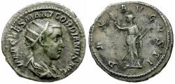 Ancient Coins - Gordian III (AD 238-244) AR Antoninianus / Pax