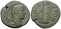 Ancient Coins - Caracalla (AD 198-217). Moesia Inferior. Odessus Æ25 / Great god of Odessos