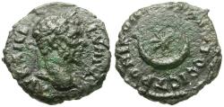 Ancient Coins - Septimius Severus (AD 193-211). Moesia Inferior. Nikopolis ad Istrum Æ16 / Star and Crescent