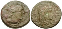 Ancient Coins - Ptolemaic Kings of Egypt. Ptolemy III Euergetes (246-222 BC) Æ22 / Libya