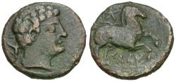 Ancient Coins - Spain. Iberia. Sedetans. Kelse Æ22 / Horse