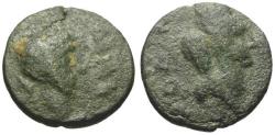 Ancient Coins - Commodus (AD 177-192). Mesopotamia. Carrhae Æ16 / Tyche