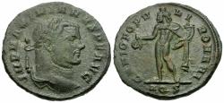 Ancient Coins - Maximian (AD 286-305) Æ Follis / Genius
