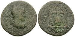 Ancient Coins - Philip I (AD 244-249). Pamphylia. Perge Æ27 / Cult Statue of Artemis