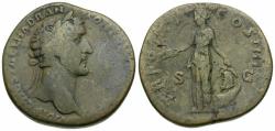 Ancient Coins - Antoninus Pius (AD 138-161) Æ Sestertius / Ex Curtis Clay Collection