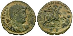 Ancient Coins - Magnentius (AD 350-353) Æ Centenionalis / Emperor on Horseback
