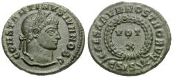 Ancient Coins - Constantine II, as Caesar (AD 316-337) Æ3 / Votive