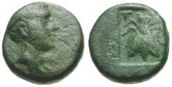 Ancient Coins - Lycia. Telmessos Æ11 / Bee