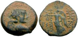 Ancient Coins - Seleukid Kings. Antiochos IX Eusebes Philopator (Kyzikenos) (114-95 BC) Æ18 / Eros