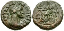 Ancient Coins - Claudius II Gothicus (AD 268-270). Egypt. Alexandria Æ Tetradrachm / Dikaiosyne