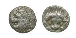 Ancient Coins - Satraps of Caria. Mylasa. Hekatomnos (392-376 BC) AR Hemiobol