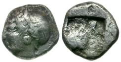 Ancient Coins - Ionia. Phokaia AR Diobol / Athena