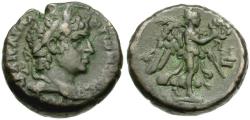 Ancient Coins - Elagabalus (AD 218-222). Egypt. Alexandria Æ Tetradrachm / Nike