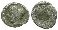 Ancient Coins - Thraco-Macedon AR Hemiobol / Decorated Incuse