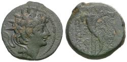 Ancient Coins - Seleukid Kingdom. Alexander II Zabinas (128-123 BC) Æ21