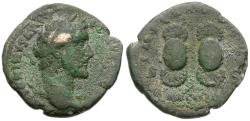 Ancient Coins - Antoninus Pius (AD 138-161) Æ As / Ancilia