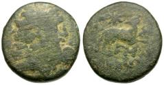 Ancient Coins - Seleucis and Pieria. Antioch. Quintus Caecilius Metellus Creticus Silanus as Governor Æ19 / Star of Bethlehem depicted