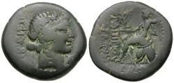 Ancient Coins - Bithynia. Nicomedia. Proconsul C. Papirius Carbo Æ23 / Roma
