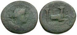 Ancient Coins - Ionia. Ephesos. Menophilos, magistrate Æ22 / Stag