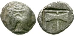 Ancient Coins - Troas. Tenedos AR Obol / Labrys