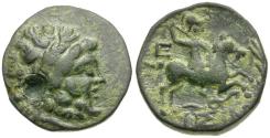 Ancient Coins - Pisidia. Isinda Æ18 / Horseman