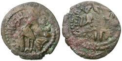 World Coins - Islamic. Umayyad Caliphate Æ Fals / Hawk