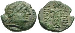 Ancient Coins - Thrace. Mesembria Æ19 / Athena