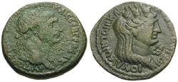 Ancient Coins - Trajan (AD 98-117). Seleucis and Pieria. Laodicea ad Mare Æ25 / Bust of Tyche