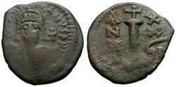Ancient Coins - *Sear 239* Byzantine Empire. Justinian I (AD 527-565) Æ Decanummium