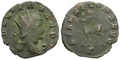 Ancient Coins - Gallienus, sole reign (AD 260-268) Æ Antoninianus / Antelope