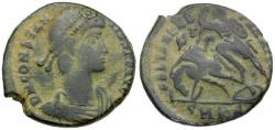 Ancient Coins - Constantius II (AD 337-361) Æ Centenionalis / Fallen Horseman