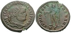 Ancient Coins - Diocletian (AD 284-305) Æ Follis / Genius