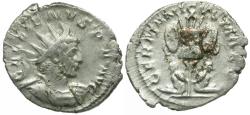 Ancient Coins - Gallienus, joint reign (AD 253-260) AR Antoninianus / Trophy and Captives