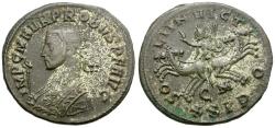 Ancient Coins - Probus (AD 276-282) Æ Antoninianus / Sol in Quadriga