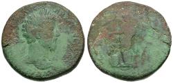 Ancient Coins - Marcus Aurelius (AD 161-180) Æ Sestertius / Providence