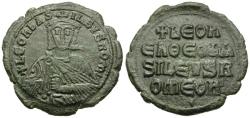 Ancient Coins - *Sear 1729* Byzantine Empire. Leo VI The Wise (AD 886-912) Æ Follis