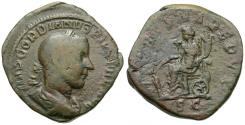 Ancient Coins - Gordian III (AD 238-244) Æ Sestertius / Fortuna