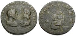 Ancient Coins - Severus Alexander (AD 222-235) with Julia Mamaea. Mesopotamia. Edessa Æ28 / Tyche