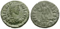 Ancient Coins - Theodosius I (AD 379-395) Æ4 / Victory