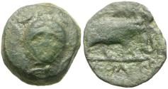 Ancient Coins - Seleukid Kings. Antiochos I Soter (280-261 BC) Æ18 / Elephant