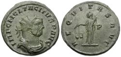 Ancient Coins - Tacitus (AD 275-276) Silvered Æ Antoninianus / Aequitas