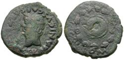 Ancient Coins - Germanicus, Caesar (died AD 19). Spain. Romula &#198; Semis / Shield