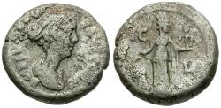 Ancient Coins - Faustina II (AD 147-175). Egypt. Alexandria BI Tetradrachm / Isis-Tyche