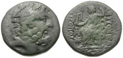 Ancient Coins - Seleucis and Pieria. Antiochia ad Orontes Æ19 / Zeus