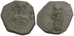 Ancient Coins - *Sear 1954* Byzantine Empire. John II Comnenus Æ Half Tetarteron