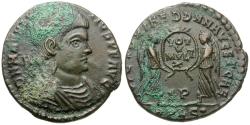 Ancient Coins - Magnentius (AD 350-353) Æ Centenionalis / Victories