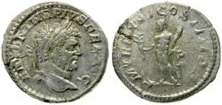 Ancient Coins - Caracalla (AD 198-217) AR Denarius / Hercules