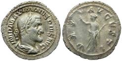 Ancient Coins - Maximinus I (AD 235-238) AR Denarius / Pax