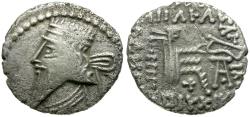 Ancient Coins - Kings of Parthia. Pakaros I (AD 78-120) AR Drachm / Archer
