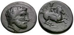 Ancient Coins - Thessaly. Krannon &#198;18 / Horseman